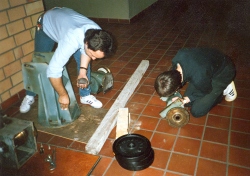 SMG-Radioteleskop - Aufbau 1
