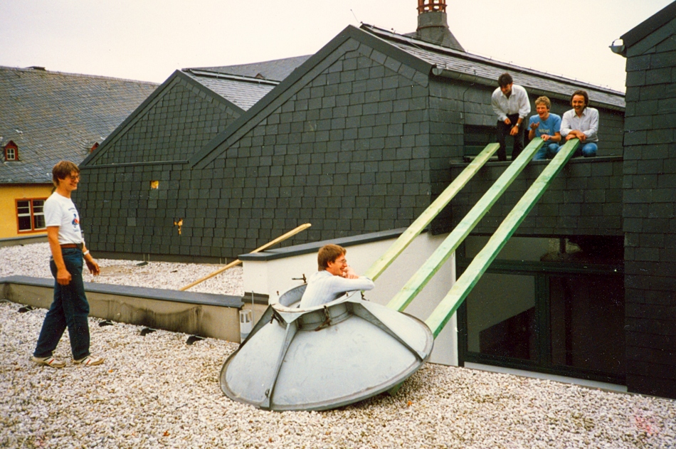 Transport des Spiegels