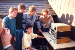 SMG-Radioteleskop - Lächeln für die Presse
