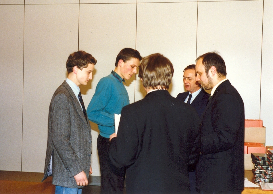 Alistair und Andreas auf der Preisverleihung