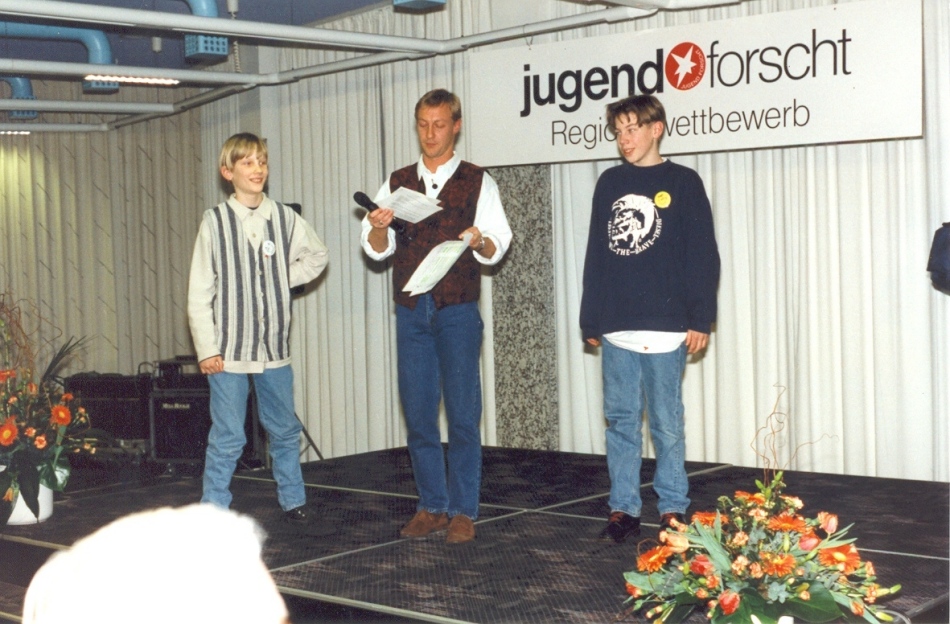 Stefan und Alexander gewinnen den Regionalwettbewerb im Fachbereich Technik