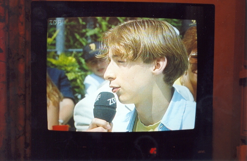 Tobias Plötzing on the ZDF TV channel