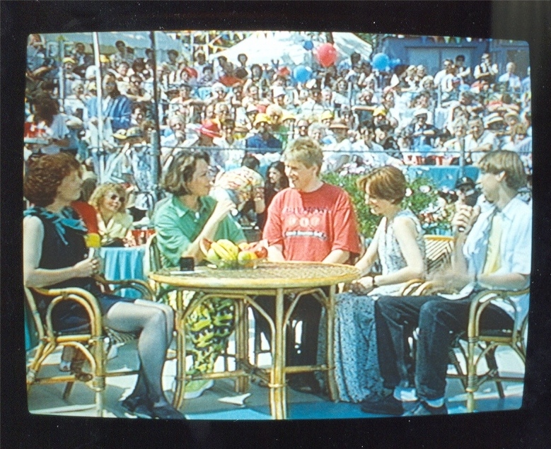 Daniel, Britta und Tobias im ZDF