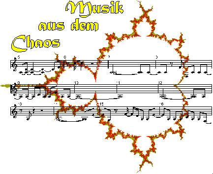 Musik aus dem Chaos: Noten und Mandelbrotmenge