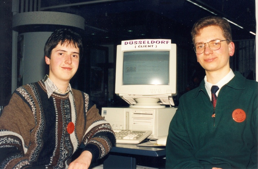 René Kermis und Reinhold Gau auf dem Regionalwettbewerb