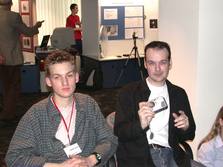 Benedikt und Andreas Goris auf dem Regionalwettbewerb in Düsseldorf