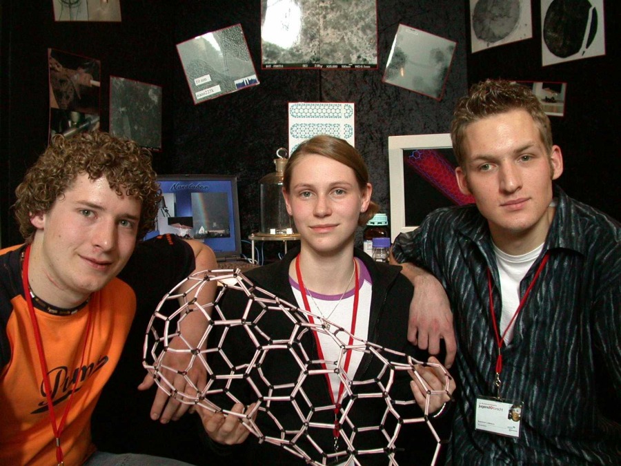 Moritz, Meike und Benedikt
