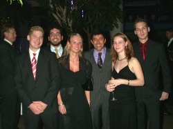 Moritz, Binia, Ranga Yogeshwar, Meike, Benedikt - Zukunftspreisverleiung in Berlin