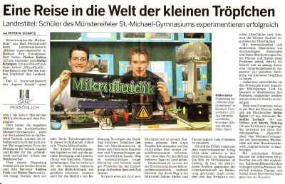 Eine Reise in die Welt der kleinen Tröpfchen