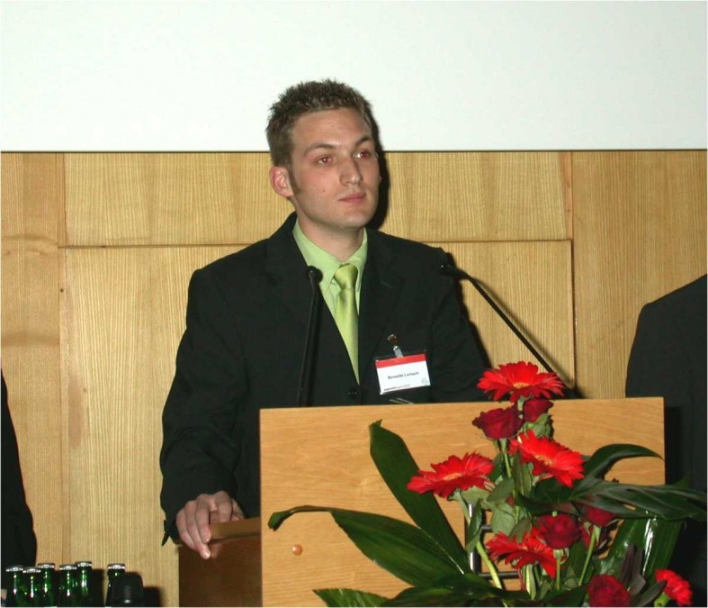 Benedikt Lorbach (St. Michael-Gymnasium) was a member of the Youth Jury at the state contest in 2005
