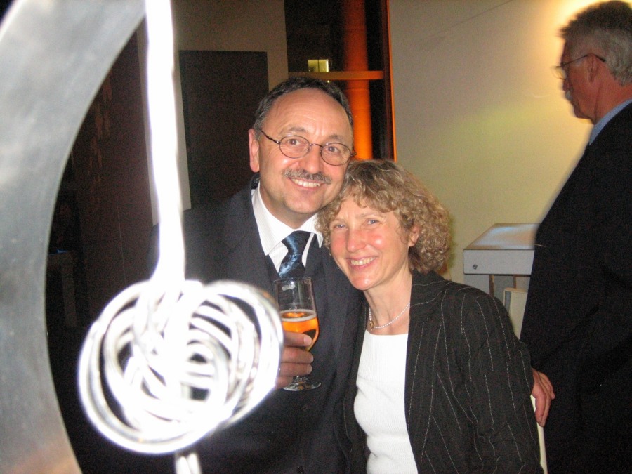 Walter Stein and his wife Veronika after the awards ceremony