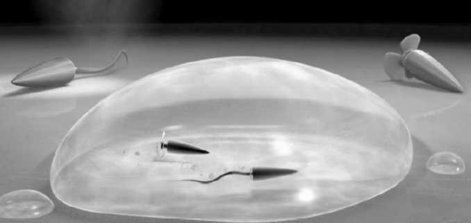 Nanomaschinen in einem Wassertropfen