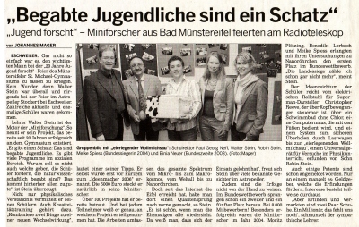 "Begabte Jugendliche sind ein Schatz"