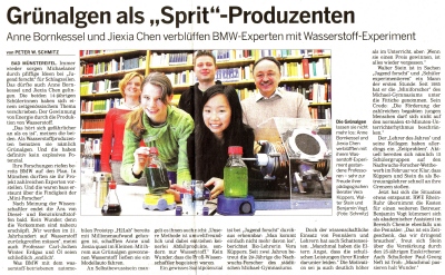 Grünalgen als "Sprit"-Produzenten
