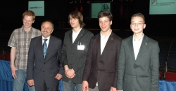Heiko Burau, Walter Stein, Michael Schmitz, Luca Banszerus und Tobias Kaufmann - Bundeswettbewerb