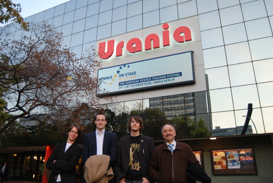 Das Team des St. Michael-Gymnasiums bei Science on Stage in Berlin