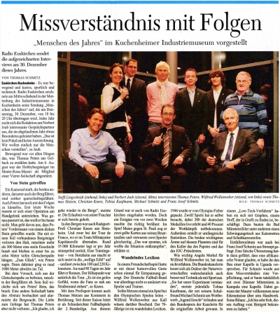 Missverständnis mit Folgen