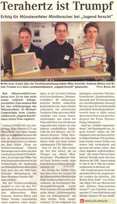Terahertz ist Trumpf