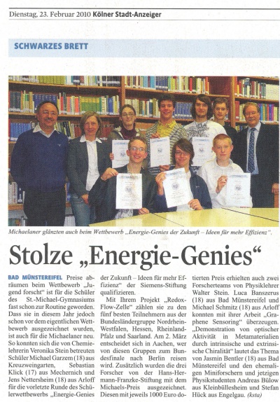 Stolze "Energie-Genies"