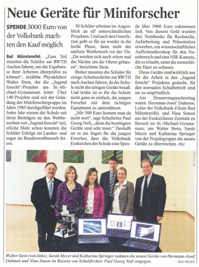 Neue Geräte für Miniforscher