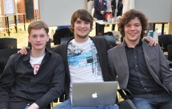 Stefan Hück, Michael Schmitz, Luca Banszerus - Regionalwettbewerb Düsseldorf