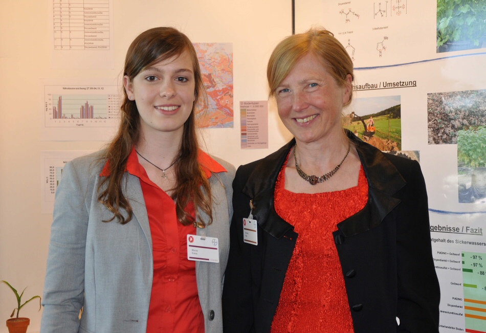 Marion Kreins and her supervisor Veronika Stein