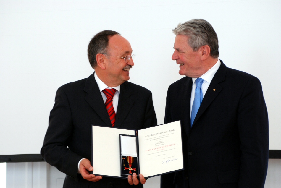 Walter Stein and German President Joachim Gauck